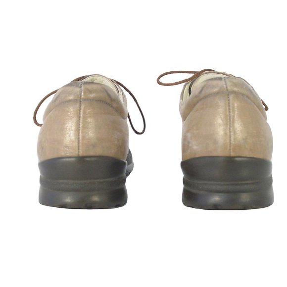 ICON Los Angeles Zebra Safari Leather Oxford Shoes Women's 8.5 - Made in USA - Picture 4 of 11